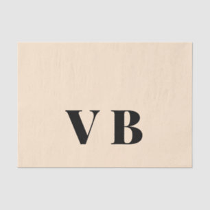 Papel De Seda simples e mínimo personalizado pastel personalizad