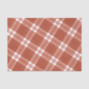 Papel De Seda Simples Natal de Padrão Vermelho e Branco Russo