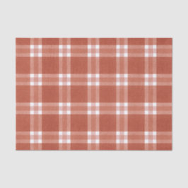 Papel De Seda Simples Natal Rústico do Padrão Vermelho 