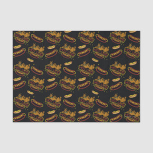 Papel De Seda Sinal de néon do cachorro quente de Scooby-Doo