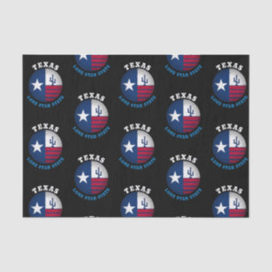 PAPEL DE SEDA SINALIZADOR DE ESTADO INDEPENDENTE TEXAS