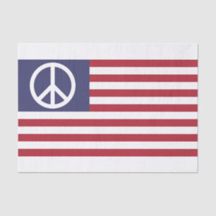 Papel De Seda Sinalizador de Paz dos Estados Unidos