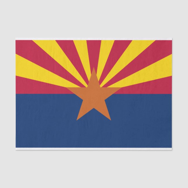 Papel De Seda Sinalizador do Estado da arizona (Frente )