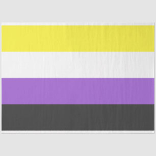 Papel De Seda Sinalizador Enby (Orgulho Não-Binário)