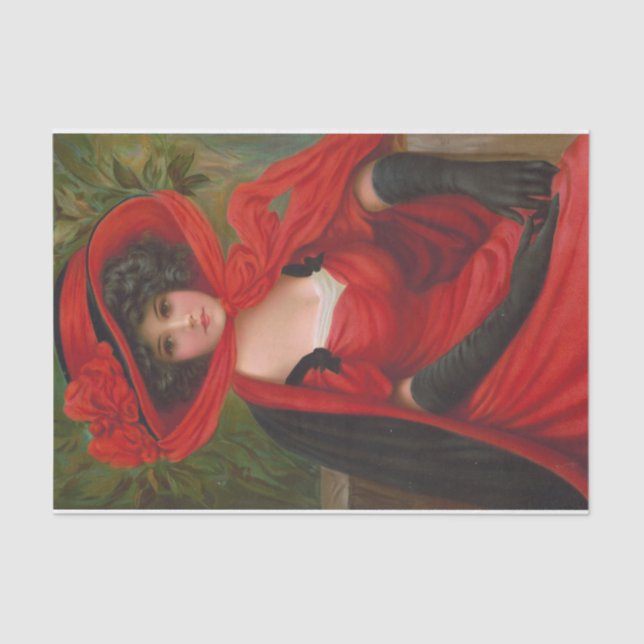 Papel De Seda Sinceridade de Edward Percy Moran (Frente )