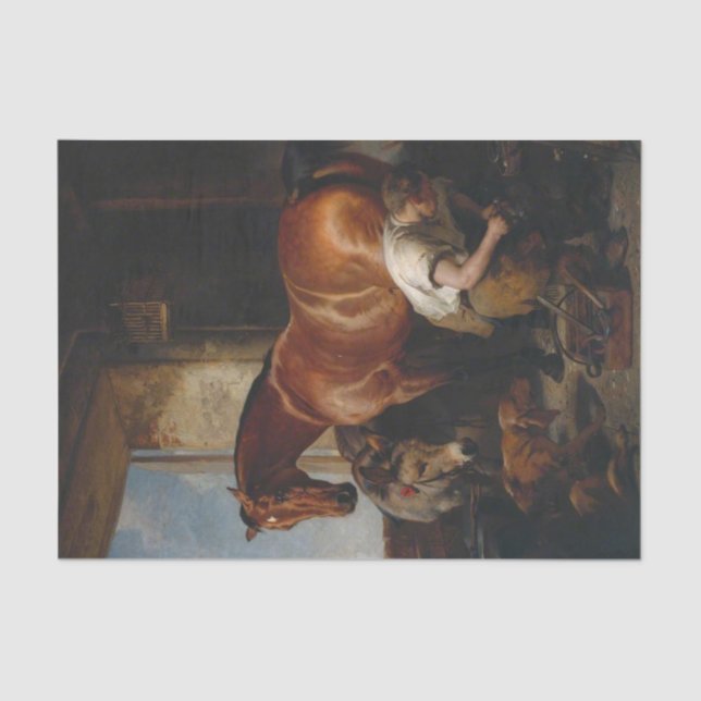 Papel De Seda Sir Edwin Henry Landseer | Sapatos (Frente )