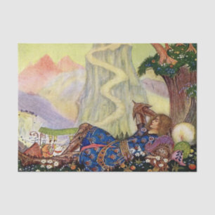 Papel De Seda “Sir Lancelot Adormecido” por Thomas Mackenzie