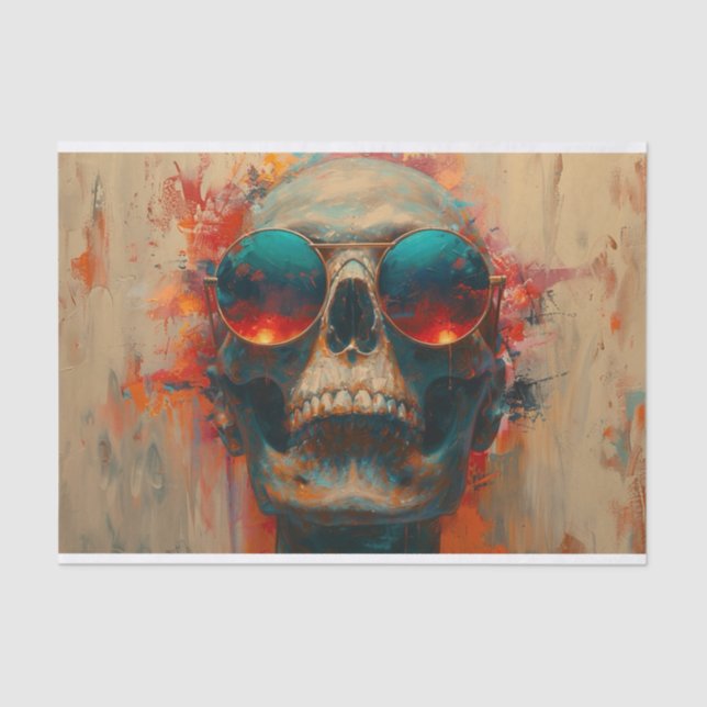 Papel De Seda Skeleton de mosca1 (Frente )