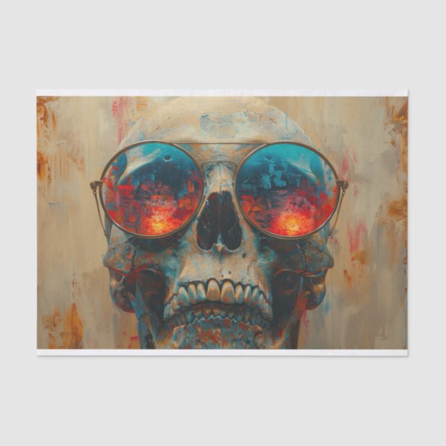 Papel De Seda Skeleton de mosca4 (Frente )