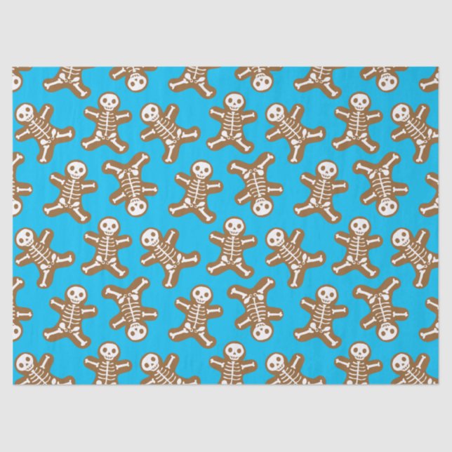 Papel De Seda Skeleton Gingerpão Men (Frente )