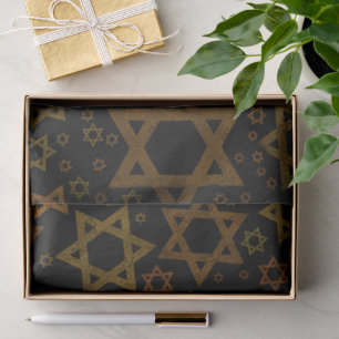 Papel De Seda SlipperyJoe's Hanukkah-temático Estrela David artí