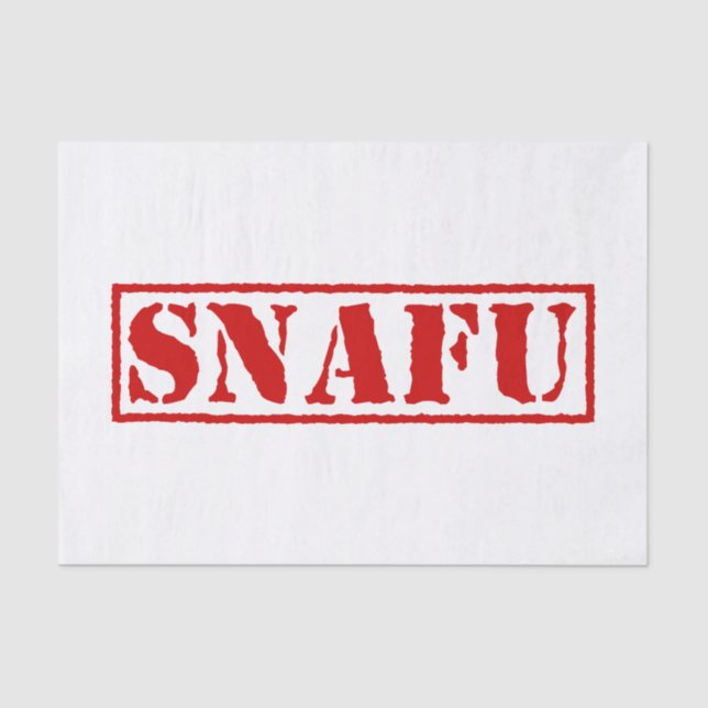 PAPEL DE SEDA SNAFU (Frente )