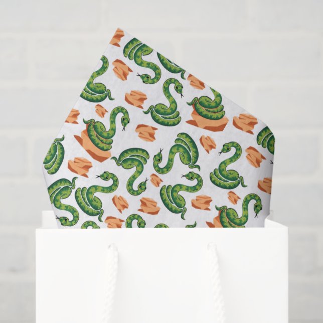 Papel De Seda Snake Tissue Paper (Sacola de presentes)