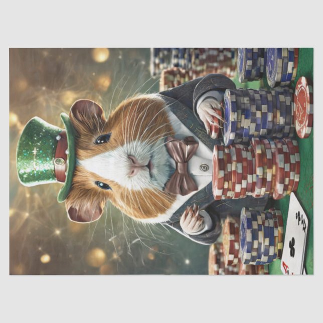Papel De Seda Sneaky Pete, Jogo de Cartas do Porquinho-da-Índia (Frente )