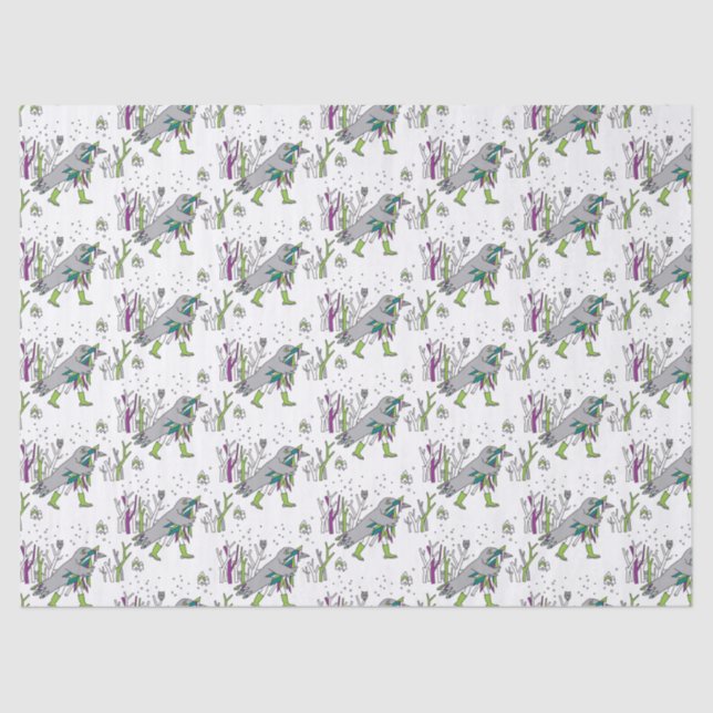 Papel De Seda Snow time (Frente )