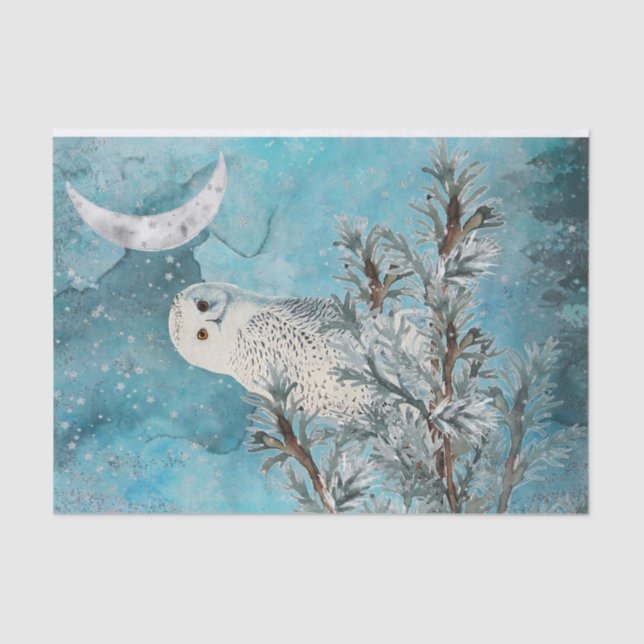 Papel De Seda Snowy Owl (Frente )