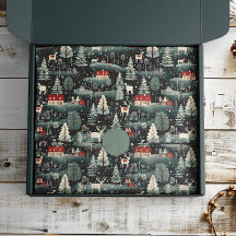 Snowy Winter Farmhouse