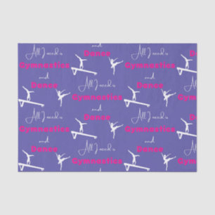 Papel De Seda Só preciso de ginástica e dança