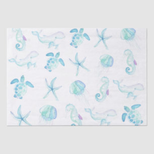 Papel De Seda Sob O Mar