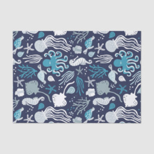 Papel De Seda Sob o mar