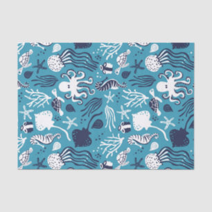 Papel De Seda Sob o mar