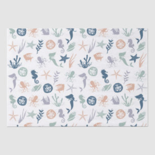 Papel De Seda Sob o Mar de Sereia