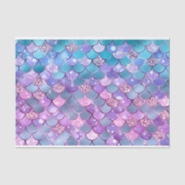 Papel De Seda Sob o mar Escalas de Sereia