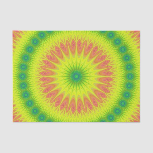 Papel De Seda Sol floral (Frente )