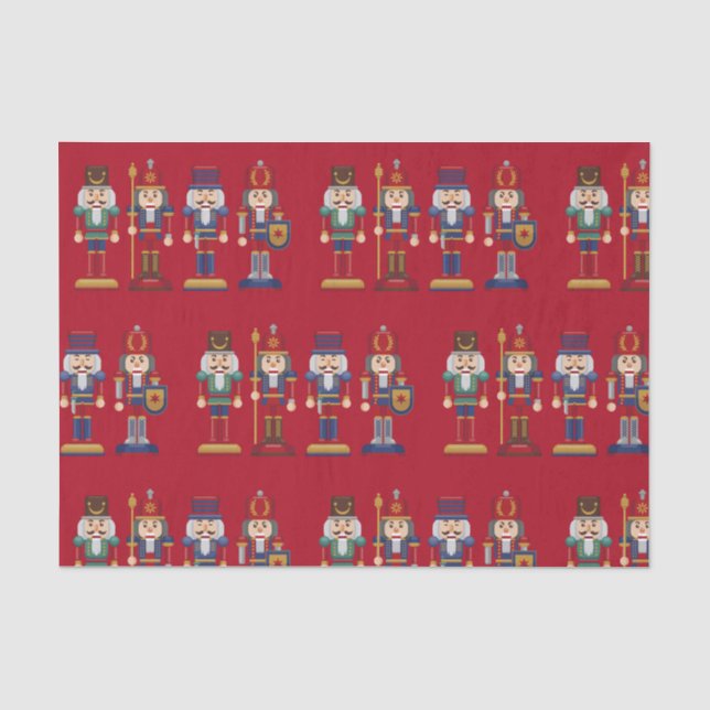 Papel De Seda Soldado Natal (Frente )