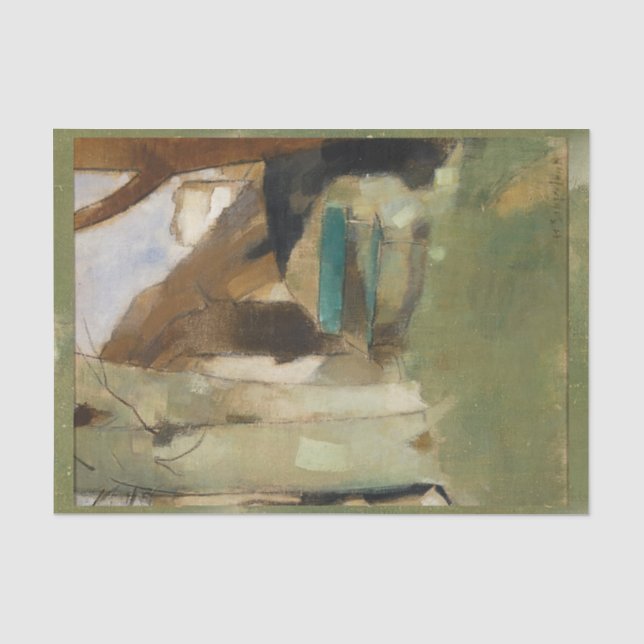 Papel De Seda Sombra na Parede, Helene Schjerfbeck (Frente )