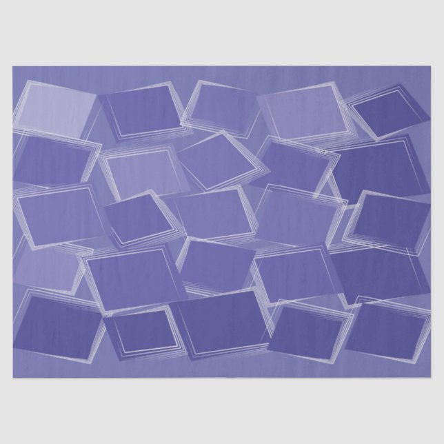 Papel De Seda Sombras roxas dispersas (Frente )