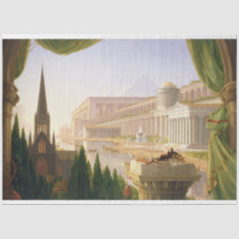 Papel De Seda Sonho de arquiteto (por Thomas Cole)