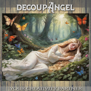 Papel De Seda Sonho de beleza adormecida - Dissociação -