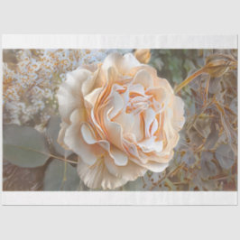 Papel De Seda Sonho de Rosa de Arte Dourado da Seda