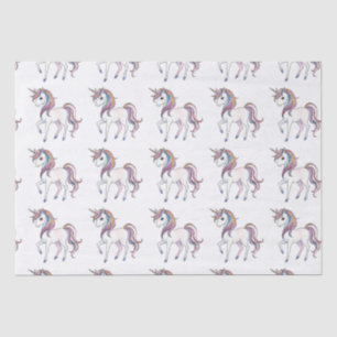 Papel De Seda Sonhos de Unicórnio mágico - Design de Fantasia Wh