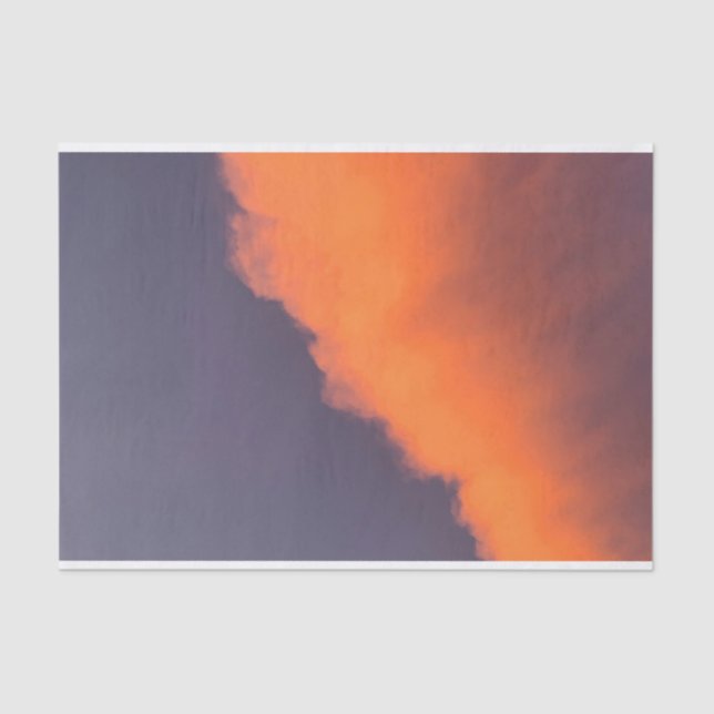 Papel De Seda Sonhos, nuvens mágicas em cores mágicas e sonhadas (Frente )