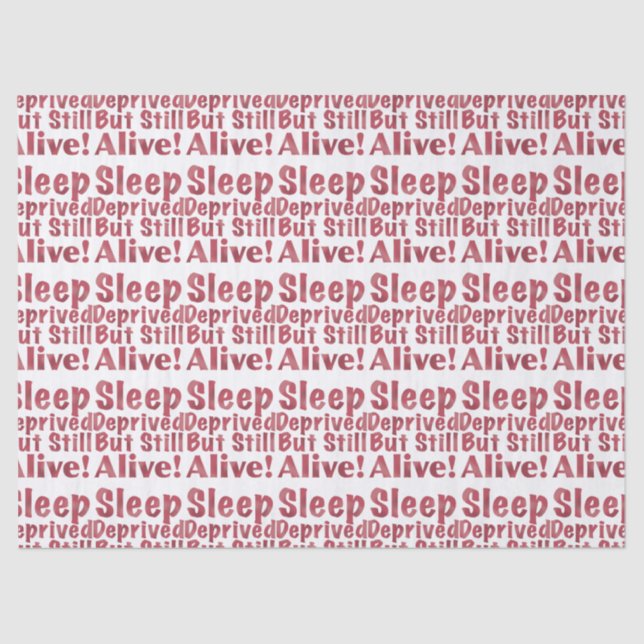 Papel De Seda Sono destituído mas ainda vivo na framboesa (Frente )