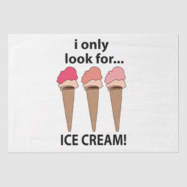 Papel De Seda Sorvete Eu Só Procuro Sorvete