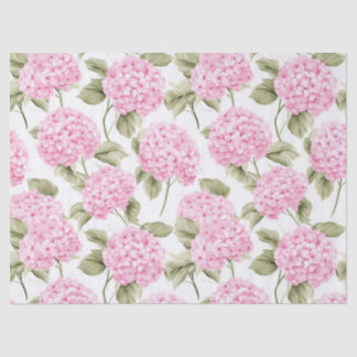 Papel De Seda Southern Pink Hydrangea Tissue Paper