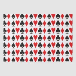 Papel De Seda Spade, Diamond, Club, Fatos De Cartões De Brincade