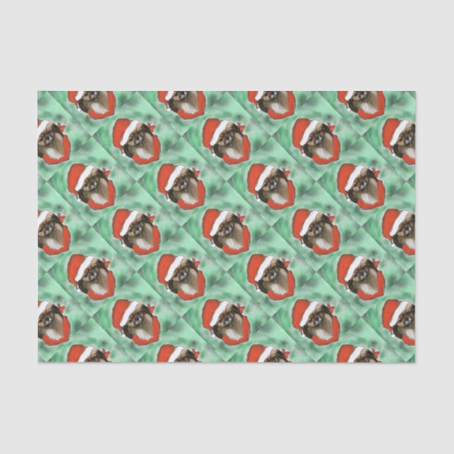 Papel De Seda Spaniel Tibetano (Frente )