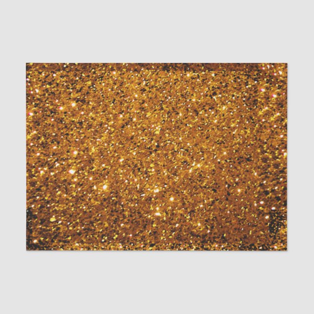 Papel De Seda Sparkles alaranjados (Frente )