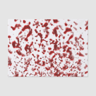Papel De Seda Spatter do sangue