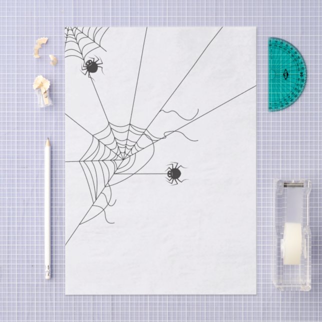 Papel De Seda spider web net (Arte )