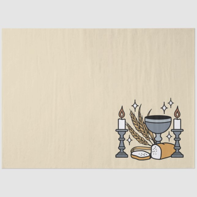 Papel De Seda Spiritual Faith and Grace – Uplifting Christian (Frente )