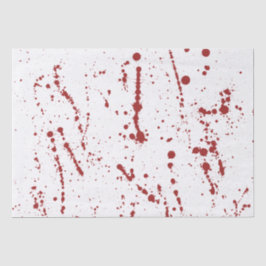 Papel De Seda Splatter sangrento vermelho & branco, divertimento