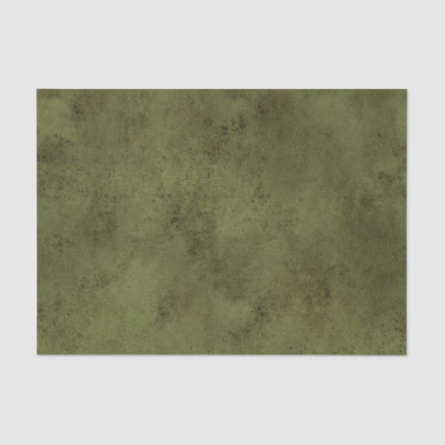 Papel De Seda Splatter Verde e Preto (Frente )