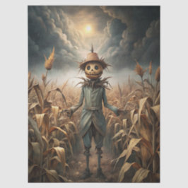Papel De Seda Spooky Gothic Scarecrow Fantasy 