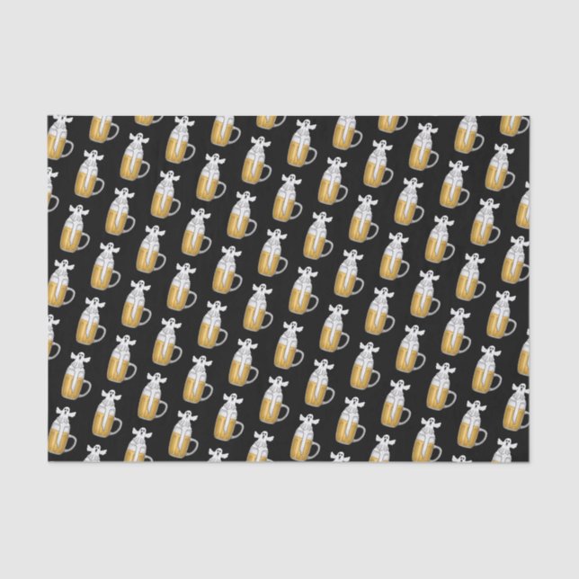 Papel De Seda Spooky Halloween Ghost (Frente )