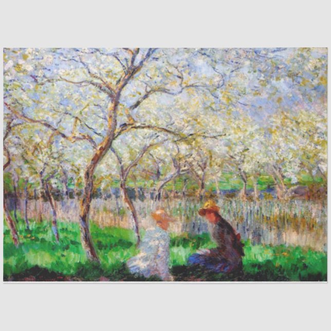 Papel De Seda Springtime, Monet (Frente )